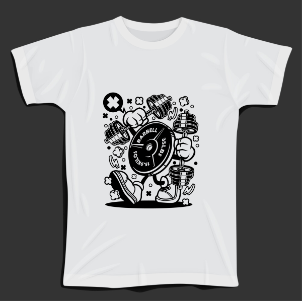 Barbel Plate T Shirt